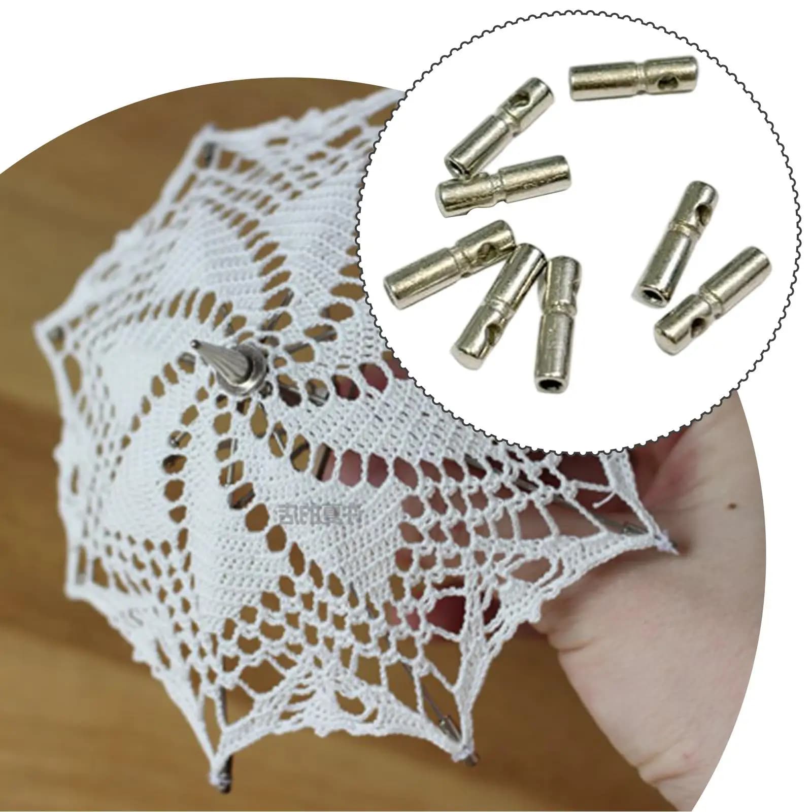 8 Pieces 1/12 1/6 Doll Umbrella Accessories Spare Parts, Easy to Install, Practical, Durability Miniature Accessories Replace