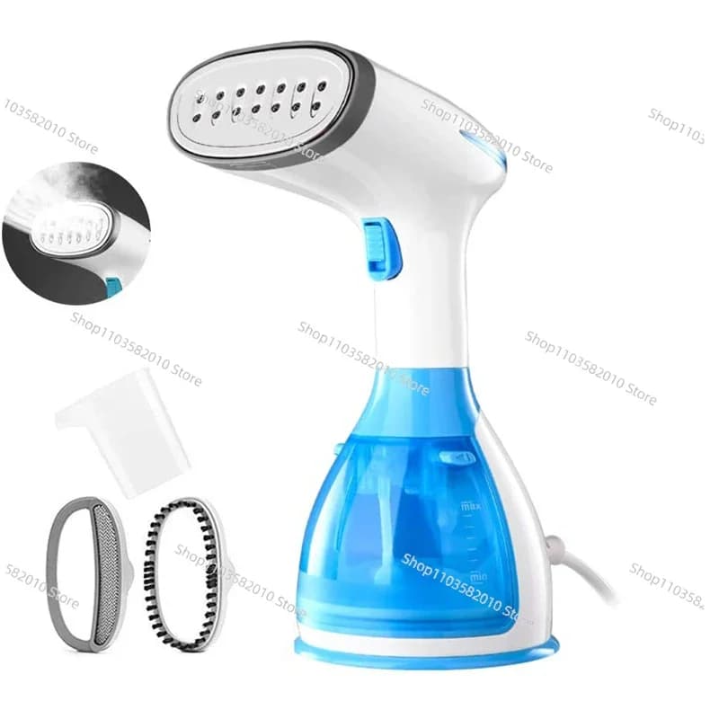 Vaporizzatore portatile per vestiti con serbatoio d'acqua rimovibile, vaporizzatore manuale per rimuovere le pieghe dai tessuti.