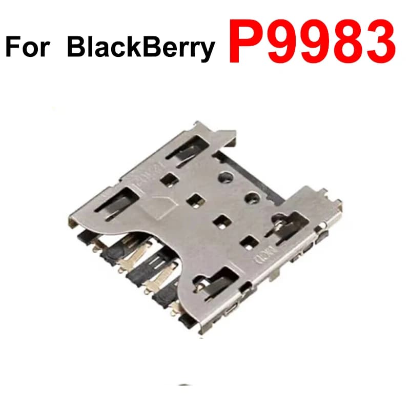 SIM Card Tray Slot For Blackberry P9983 SIM Card Socket Child SIM Reader Holder Slot Flip Replacement