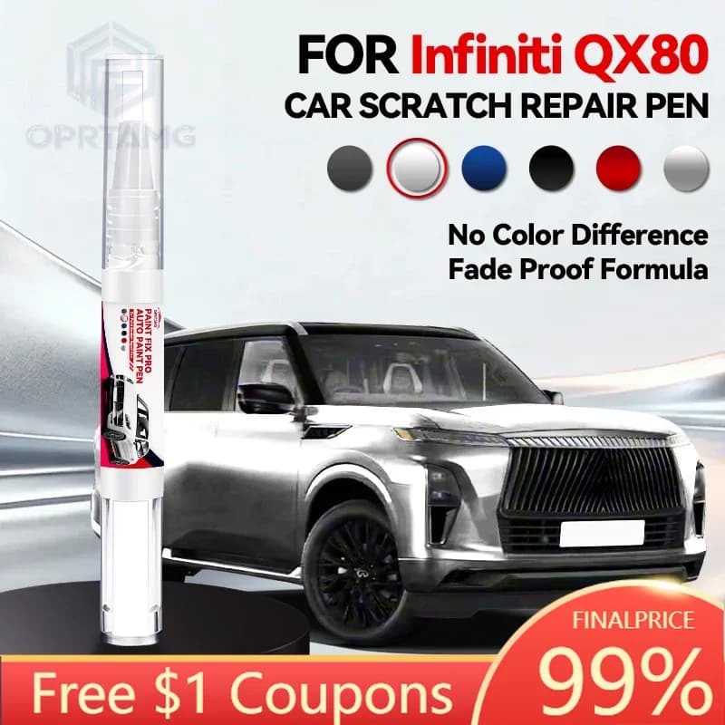 Purpose Vehicle Car Paint Repair Pen For 2004-2025 INFINITI QX80 Paint Scratch Repair Accessories Gray KAV Red NAW Black KH3 Whi
