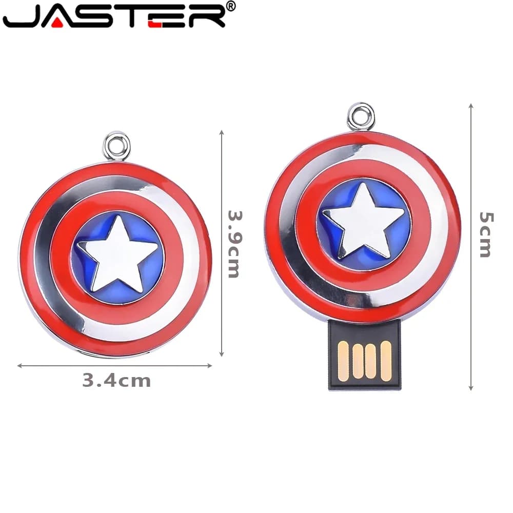 Chiavetta USB Creativa a Forma di Lampada LED in Metallo, 64GB Impermeabile, 32GB, 16GB, 8GB, Regalo Originale