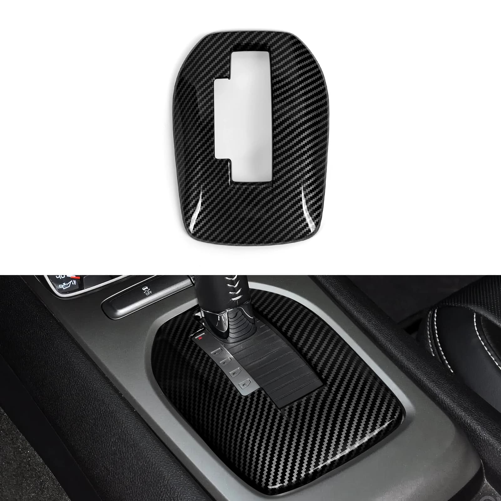 ABS Auto Console Central Switching Carbon Fiber Cover Panel Interior Wall decal For Chevrolet Camaro ZL1 2010-2015 Trim Accessories