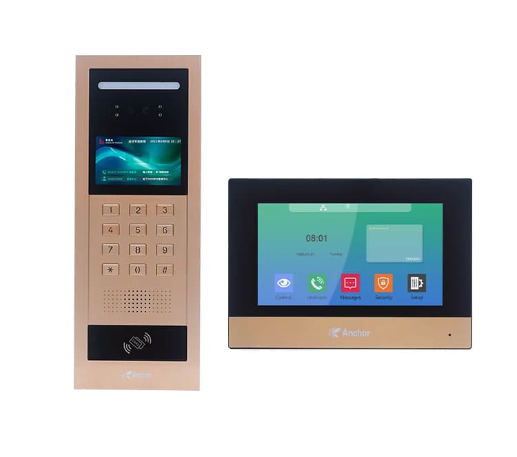 2025 Nuovo Smart Life Campanello 1080P Campanello per porte Telecamera WIFI Videocitofono di sicurezza Campanello per porta App Tuya per sbloccare