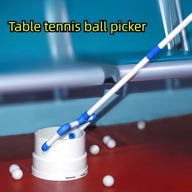 Dispositivo portatile per raccogliere palline da ping pong, raccoglitore di palline da ping pong di grande capacità, raccoglitore flessibile per palline, accessorio sportivo resistente