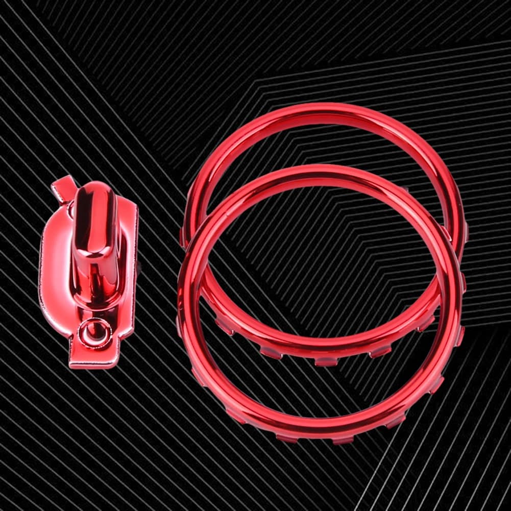 Accessori per anelli di accento Anelli di accento per levetta cromata opaca Kit di sostituzione degli anelli di accento per controller Xbox One Elite