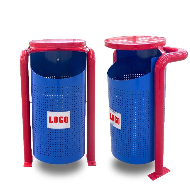 Street Bin Recycle Pattumiera Bidone dei rifiuti per parco Bidoni della spazzatura esterni per area commerciale Bidone della spazzatura per esterni