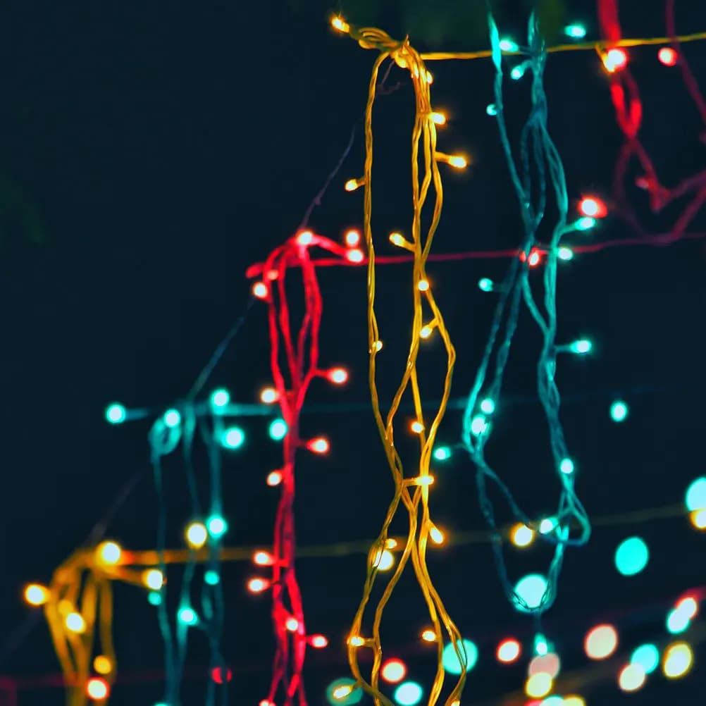 Luci a stringa LED a filo di rame da 10M 100 LED, decorazione natalizia, luci fatate a stella per soggiorno, camera da letto, ufficio, dormitorio, feste, giardino