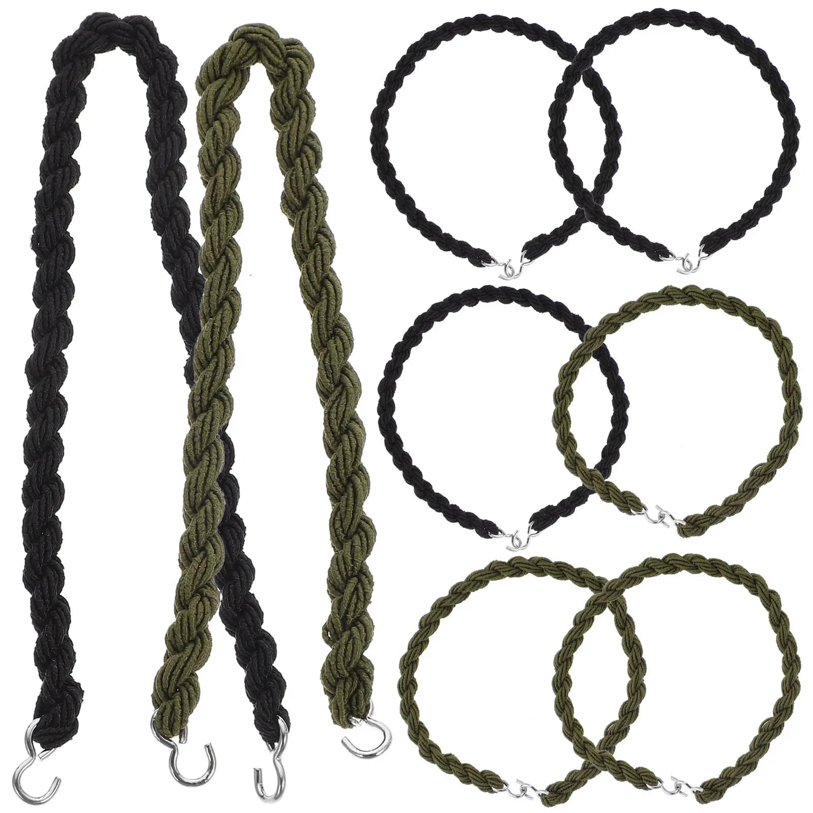8 Pezzi Cinghie Elastiche per Stivali, Corde per Leggings da Esterno, Fasce Elastiche per Escursionismo e Campeggio, Accessori Portatili per Stivali