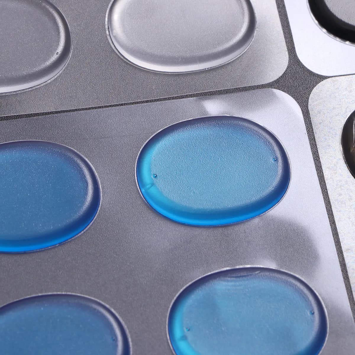 24 Pcs Transparent Drum Damper Snare Mute Mat Kit Accessory Silicone Pad Dampener