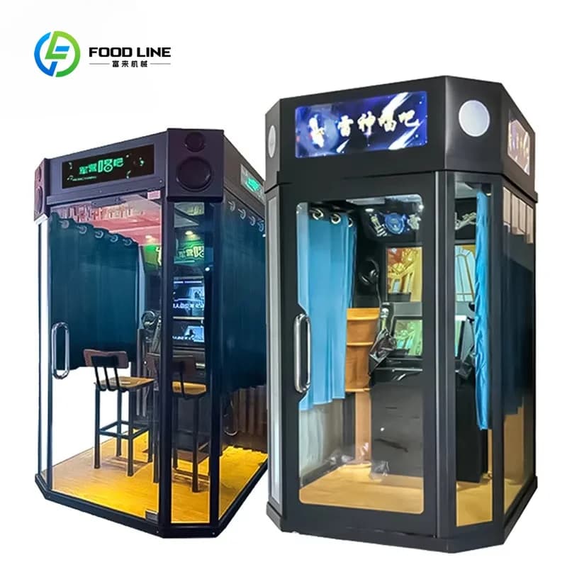 Customized Modular Mini KTV Room Fast Assembly Indoor Sing Machine Coin Operated Karaoke Booth