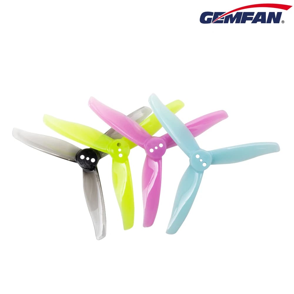 2 pairs/4 pieces Gemfan 3016 helix 1.5 m 2 mm hole 3 inches CW CCW FPV helix mini props for 3 inch FPV racing drone