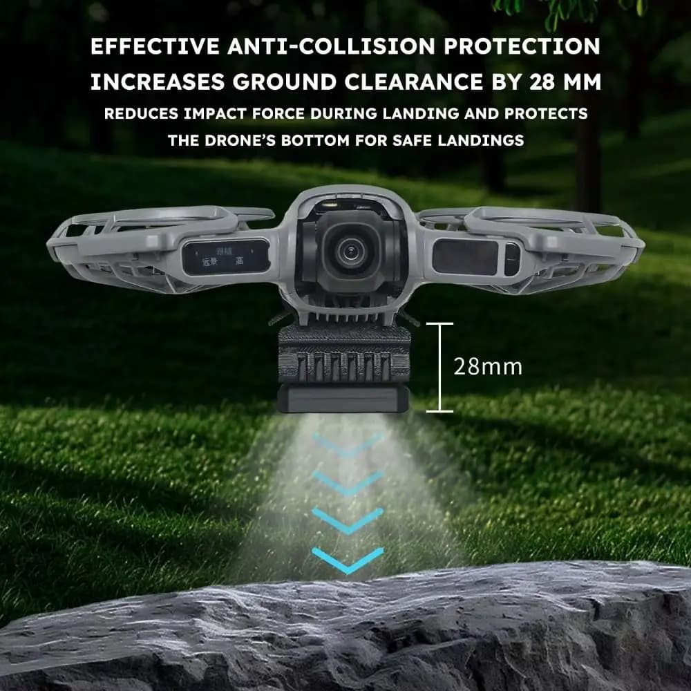 Luce di Volo Notturno a Sgancio Rapido, Luce di Navigazione a LED, Illuminazione Notturna HD, Carrello di Atterraggio per DJI NEO 2