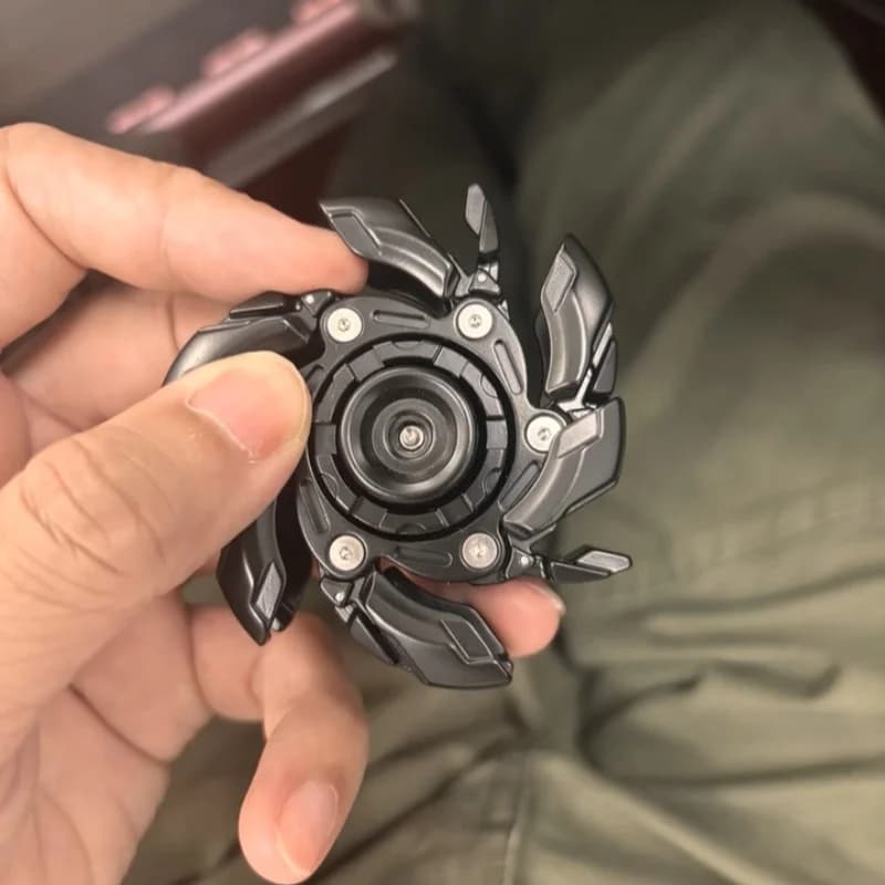 Fidget Spinner Furious 08 in Metallo Girevole Open Armor EDC, Giocattolo Antistress per Ragazzi e Adulti, Giocattolo per Alleviare il Noio e l'Ansia