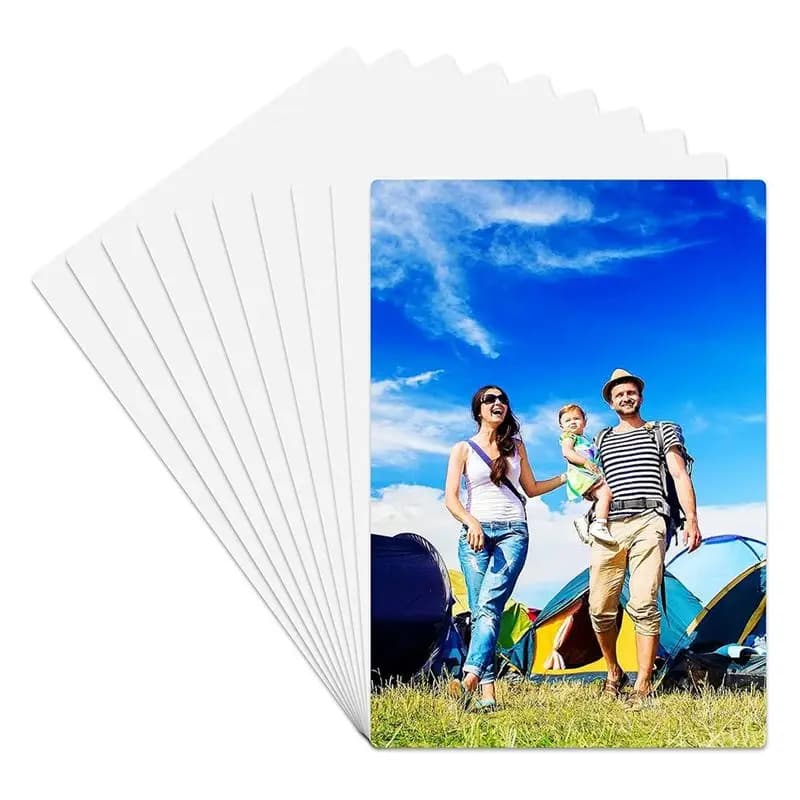 BHBD-10PCS Sublimation Metal Photo Blank Heat Transfer Paper Picture Sublimation Sign Blank, Aluminum Photo Sign For Design