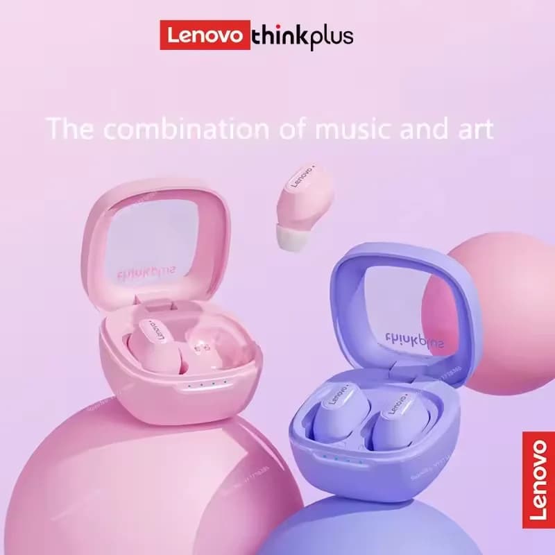 Hot Lenovo XT62 Bluetooth 5.3 Earphones Wireless HiFi Sport Noise Reduction Headset with Mic Touch Control TWS Original Earbuds