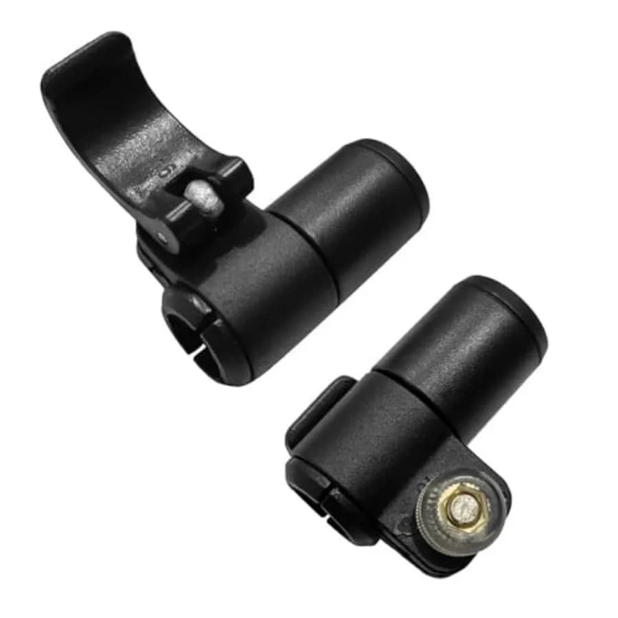 2 Pack Hiking Pole External Lock Parts Trekking Poles Replacement Quick Release External Flip Locks for Outdoor Climbing Snowsh