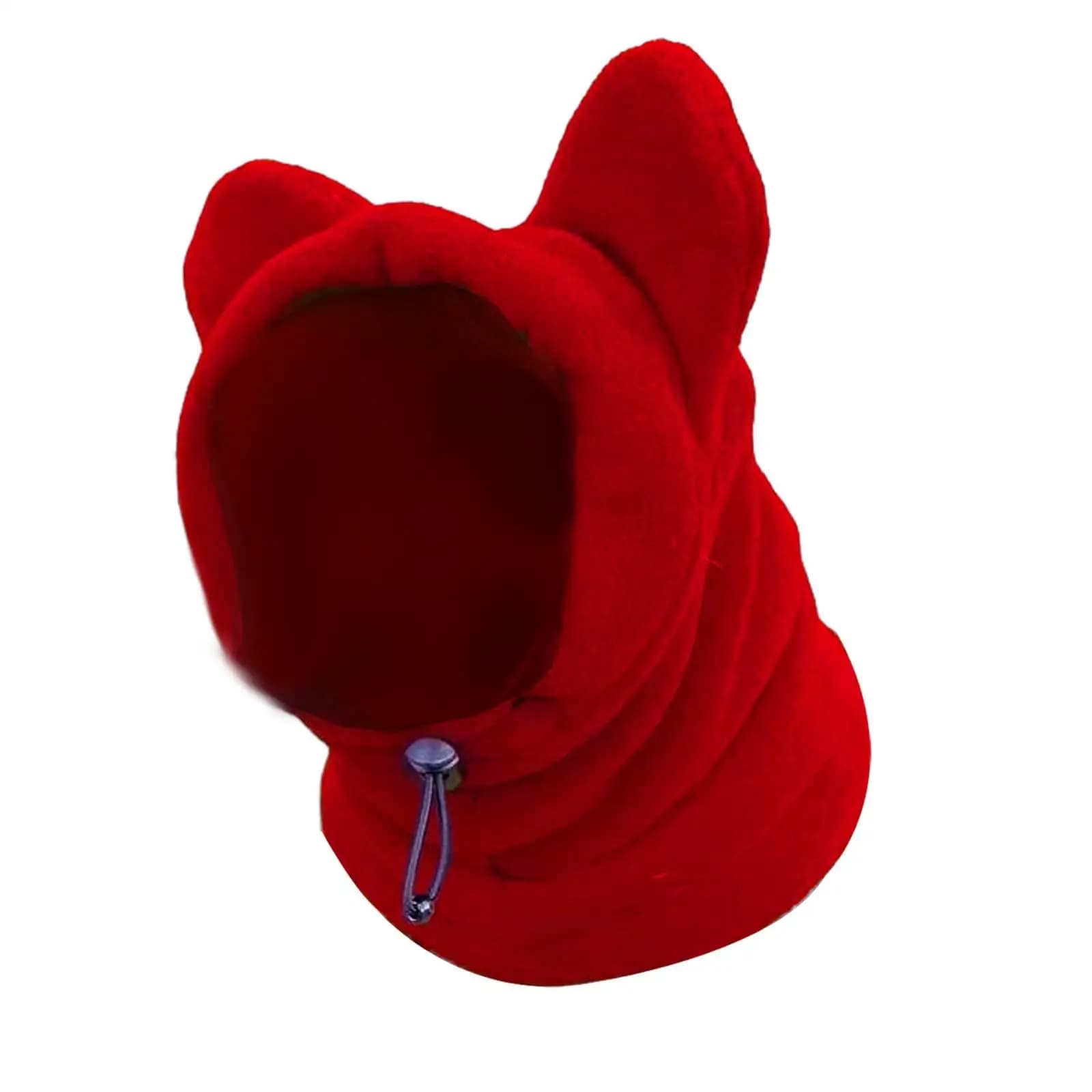 Cappello invernale per animali domestici Cappello caldo per cani regolabile in pile Orecchie con cappuccio Cappucci caldi per climi freddi per animali domestici da medio a grande cane Gattino Gatto Escursionismo