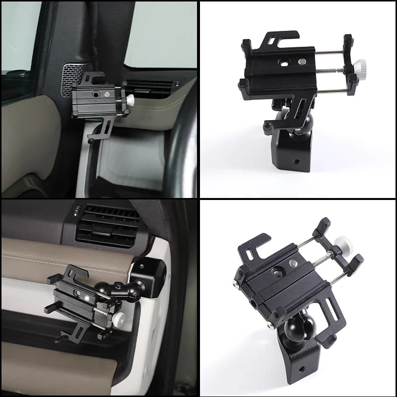 Supporto per Cellulare da Cruscotto (Lato Guida/Passeggero) per Land Rover Defender 90 110 2020-2026, Accessori Specifici per Navigatore Auto