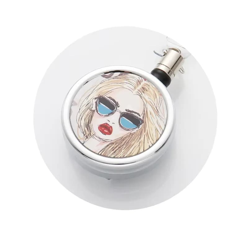 Free Shipping 20pcs Blank Sublimation The nurse micro chapter Metal pulls easily DIY Printing Sublimation Ink Transfer paper