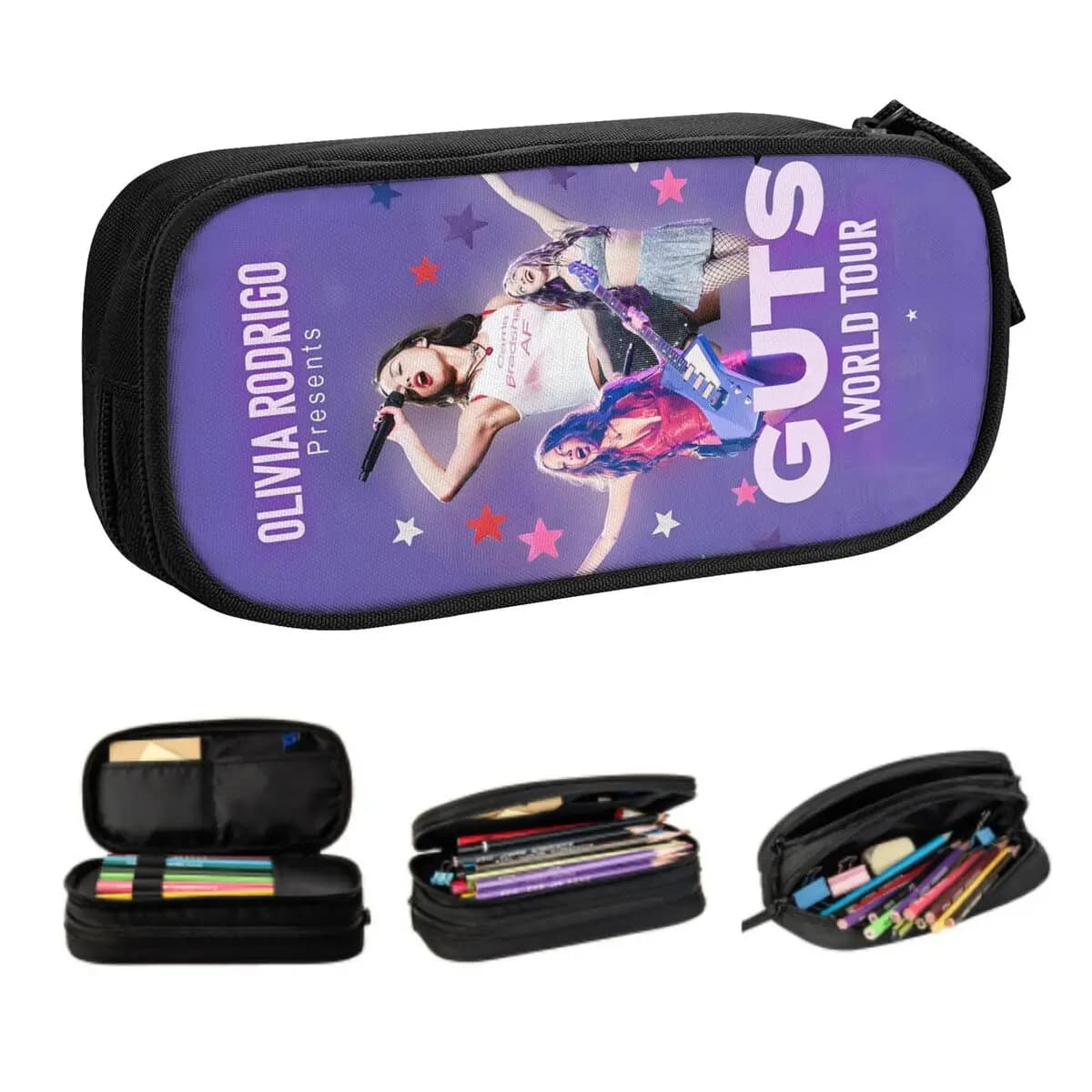 Astucci Kawaii O-Olivias per Ragazzo Ragazza Grande Stoccaggio Guts World Tour Y2k Stile Concerto Astuccio Vintage Accessori Scolastici