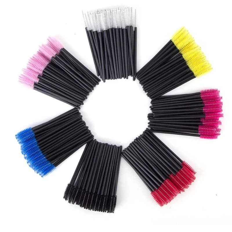 CNK 50 Pz Makeup Brushes Disposable Eyebrow Brush Mascara Bacchetta Applyer Spo Eyelash Brush Cosmetic Eyelash Extension Tools