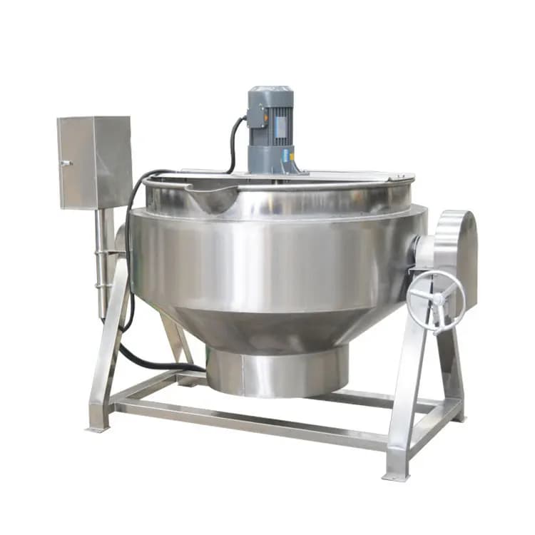 500 Liter Industrial Electric Kettle Chocolate Melting Machine Food Pot Double Jacket Kettle