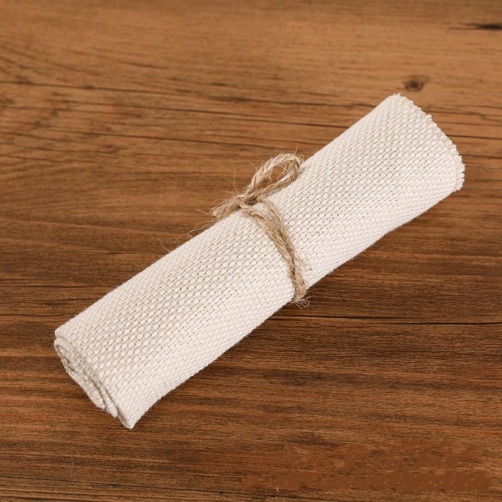 5PCS 26X26CM Monks Cloth For DIY Embroidery Needlework Fabric Sewing Punch Needle Accessory Handmade Gift
