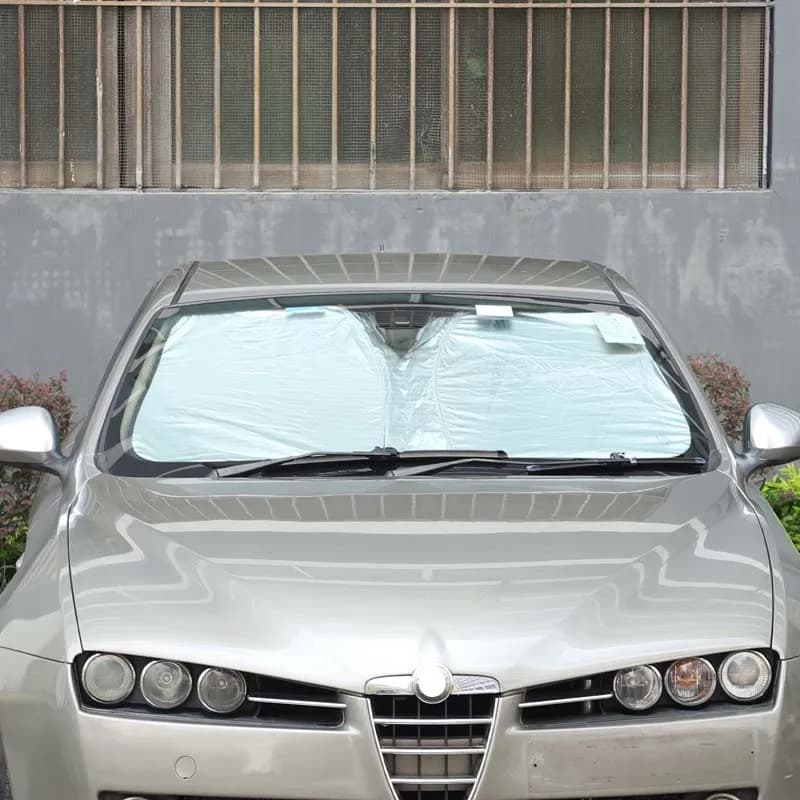 For 04-11 Alfa Romeo 159 car front windshield sunshade, heat-insulating curtain, automotive accessories, memory steel wire model