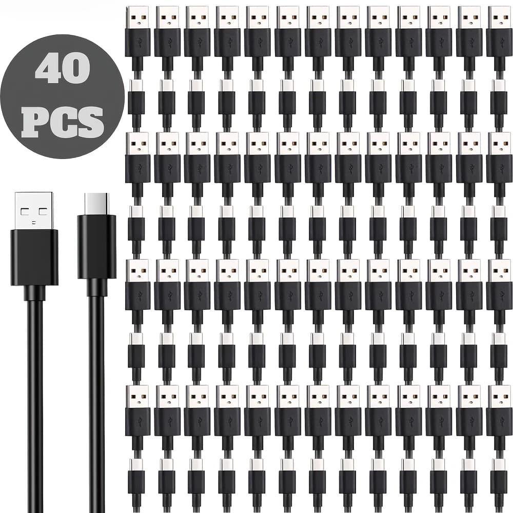 Cavo di ricarica USB-C veloce MFIGlGK 40X 18W tipo C 4FT per Samsung Android IPhone 15 Pro
