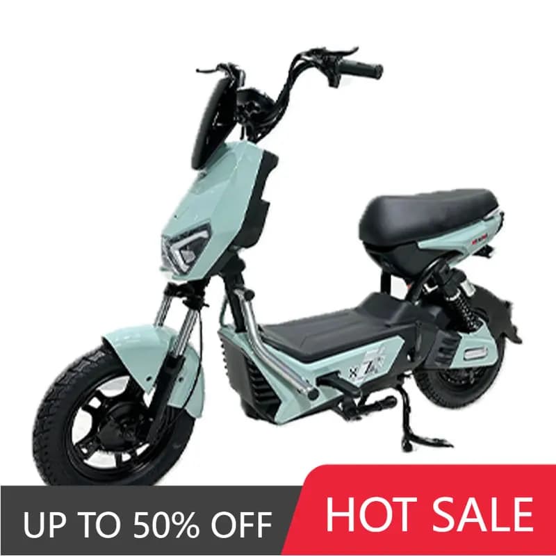 Bicicletta elettrica a 2 ruote per adulti JYF 500W, vendita diretta dalla fabbrica, scooter dal design classico con batteria al piombo-acido