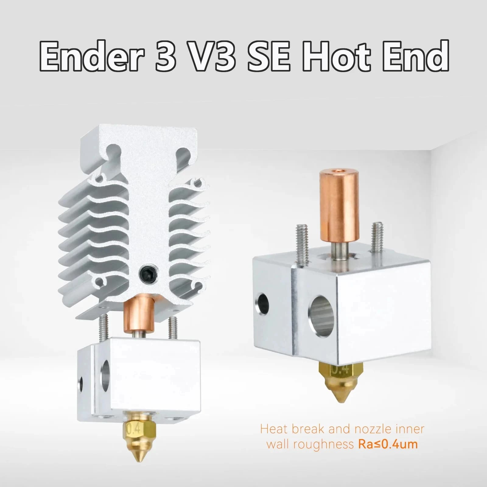 Hotend Kit For Ender 3 V3 SE Titanium Alloy Bimetallic Gorge Heatbreak 24V 40W J-head Printing Head For Ender-3 V3 SE 3D Printer Part
