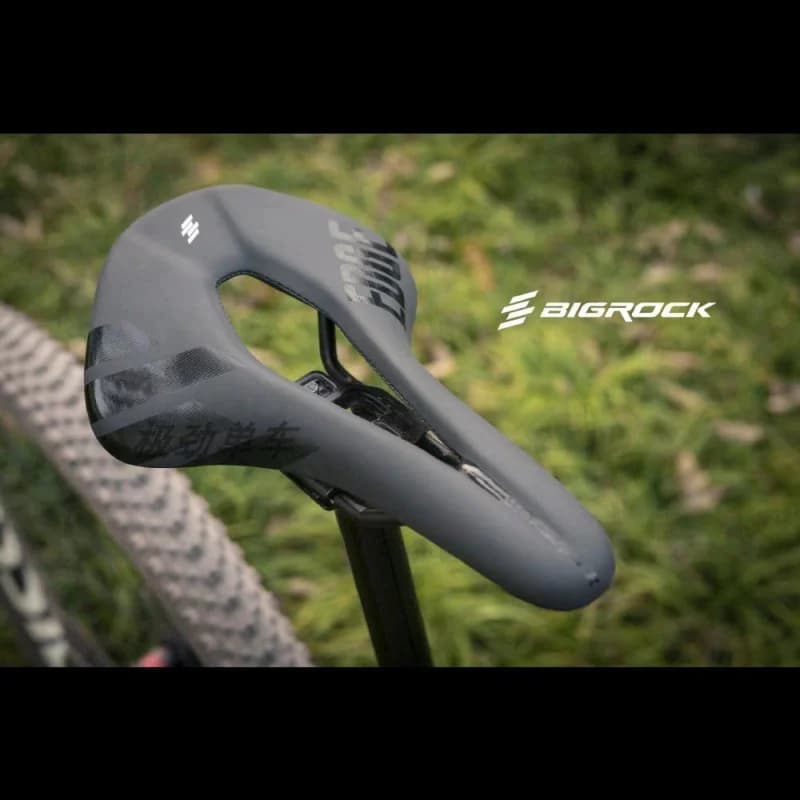 Bigrock Big Stone Road Bike Ultra-Light Full Carbon Fiber Mountain Bike Bike Saddle Hollow Comfortable Car Saddle210g