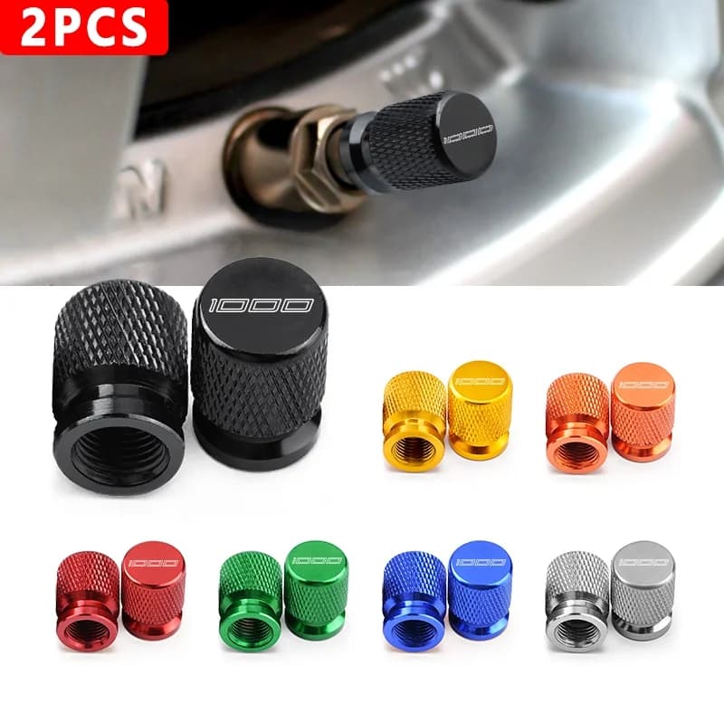For KAWASAKI Z1000 Z 1000 1000R 1000SX R SX Z1000R Z1000SX Valve Air Port Stem Cover Cap Plug CNC Aluminum Alloy Motorcycle Logo