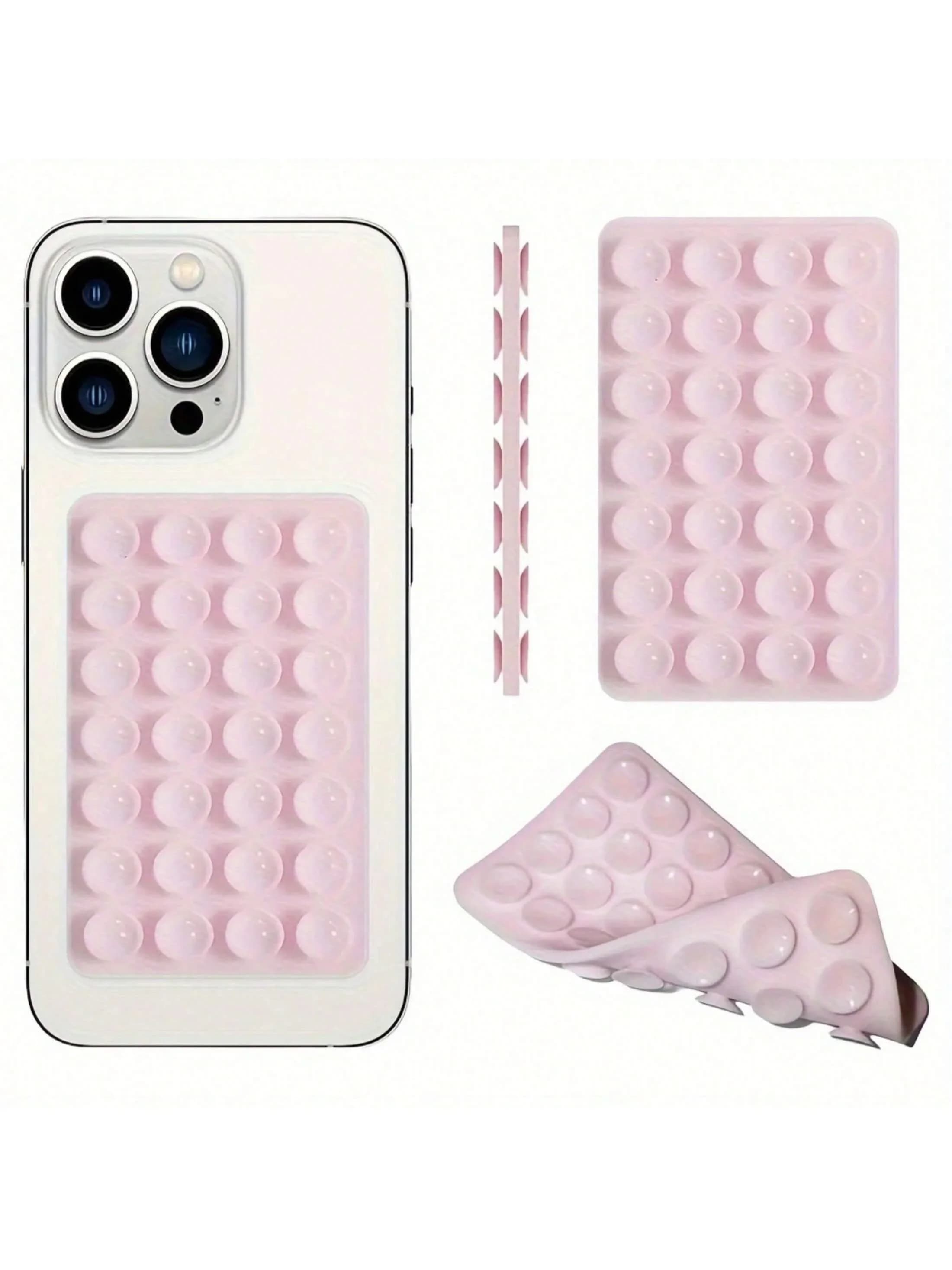 Supporto per telefono a ventosa in silicone bifacciale con 28 cuscinetti, universale per tablet e caricabatterie