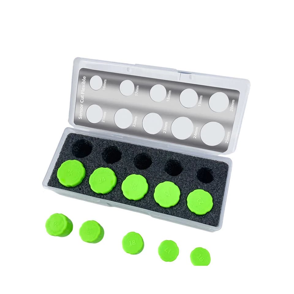 Taglierine Circolari di Precisione e Punte da Centro Multi-Misura per PPF, Pellicole Adesive e Oscuranti, Kit Utensili per Pellicole Auto 10 Pezzi KNS-3