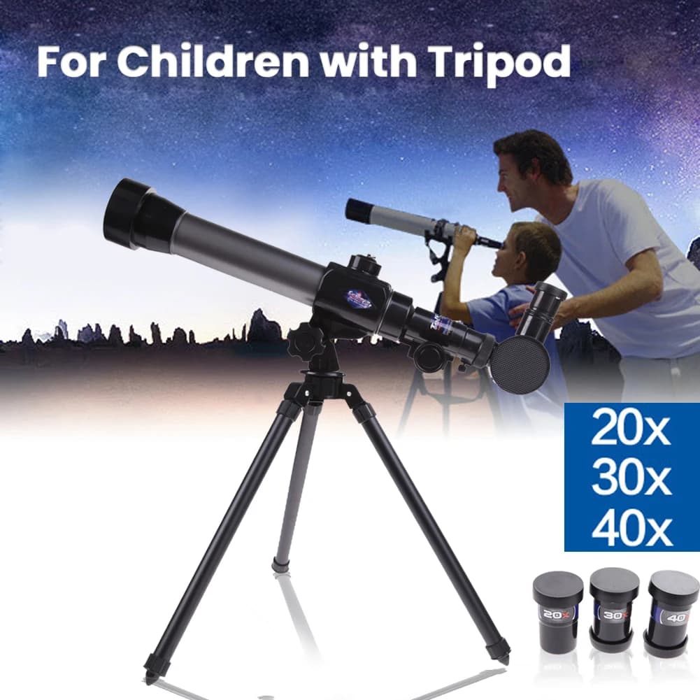 Telescopio Astronomico Educativo per Scuole, Combo Microscopio, Stimola l'Interesse Scientifico degli Studenti, Oculare con Treppiede
