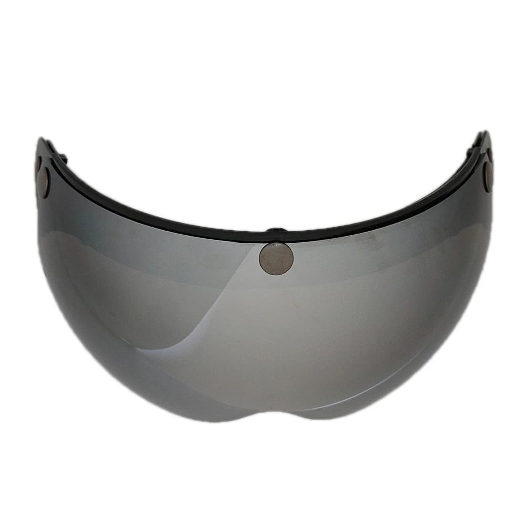 Open Face Flip Up Visor Universal 3 Snap Bubble Wind Shield Helmet Lens for Motorcycles Helmet Accessory