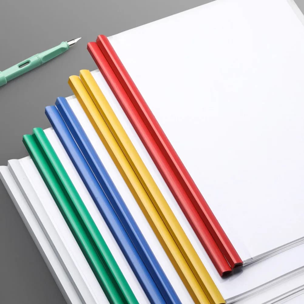 10 cartelle portadocumenti per la scuola, cartelle in plastica trasparente, organizer per documenti importanti