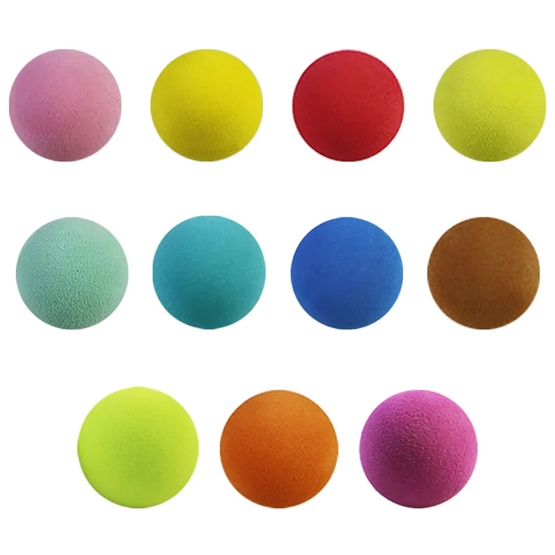 2-50 pezzi 8 colori diametro 35mm/36mm palla di spugna morbida in schiuma EVA colorata per giocattolo per animali domestici pratica di golf fatto a mano fai da te