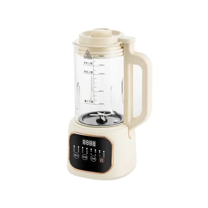 1.6L Fully Automatic Smart Soy Bean Maker Blender for Household Use Low Noise Multifunction Filter- Soy Milk Maker