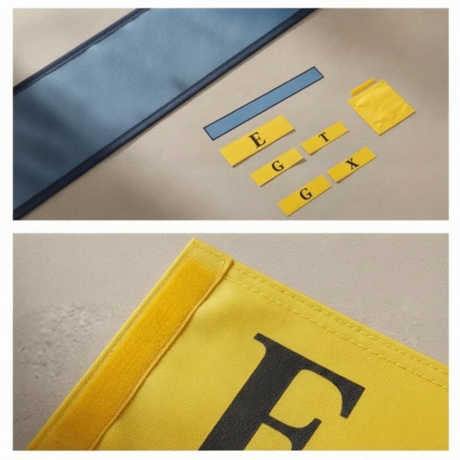 Linemen Splits Marker Set Detachable Linemen Splits Marker with Letter Strips Portable Weather-Resistant for Coaches