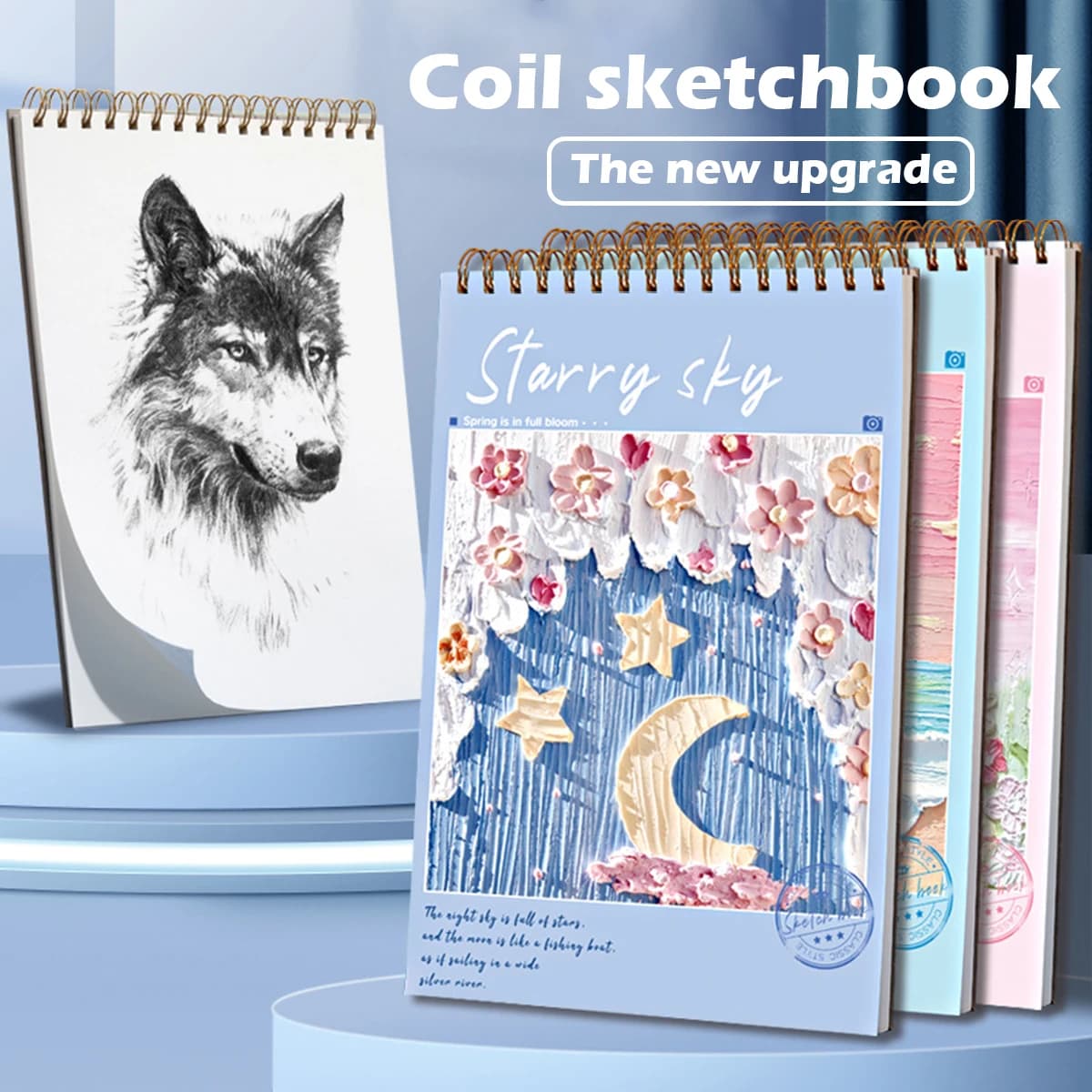 A4/A5/16K Sketchbook 160 GSM Drawing Paper No bleed Supplies for Artist Watercolor Oil Painting Stationery School Ofice Supplies