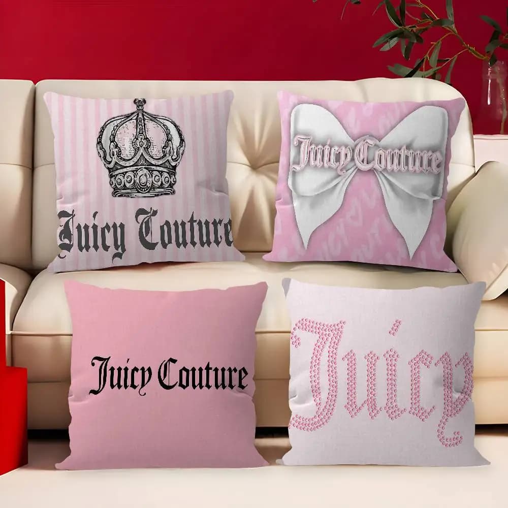 Federa per Cuscino J-Juicy C-CoutureS-S, Copricuscino per Auto 45X45CM, Federa per Cuscino Lombare, Copricuscino per Divano