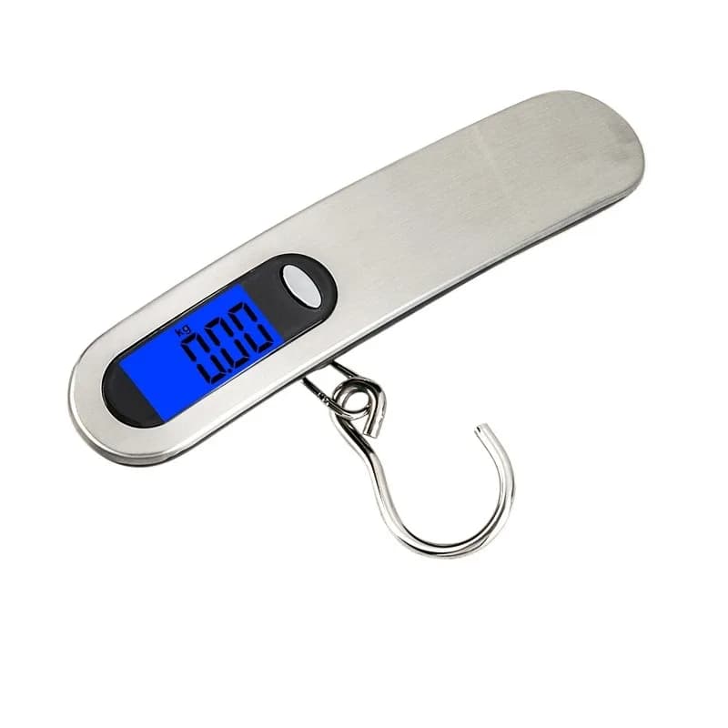 50kg Portable Handheld Digital Scale Mini Luggage Hook Scale for Household Travel