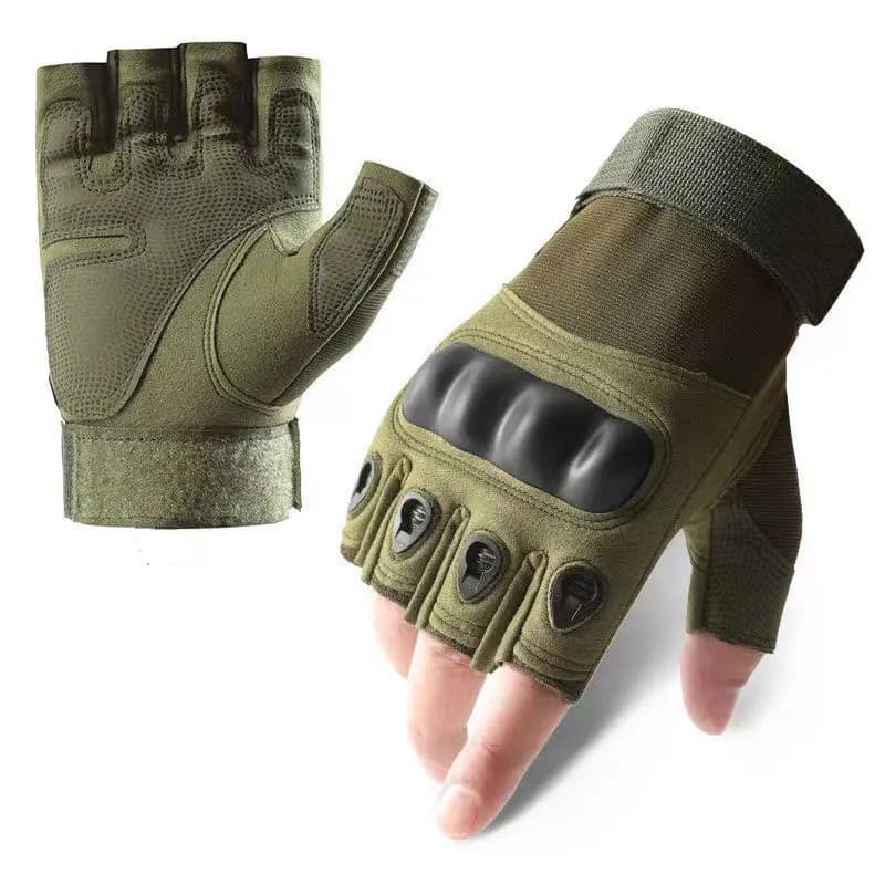 Guanti tattici Allenamento Corsa Pesca Ciclismo Accessori senza dita Mtb Uomo Donna Biker Tiro Palestra Guanti da alpinismo
