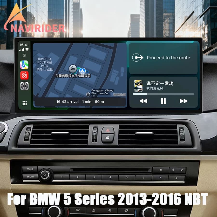 15.8" Android Car Radio For BMW 5 Series F10 F11 2013-2016 AutoRadio Multimedia Player Carplay Navigation WIFI 4G GPS Head Unit