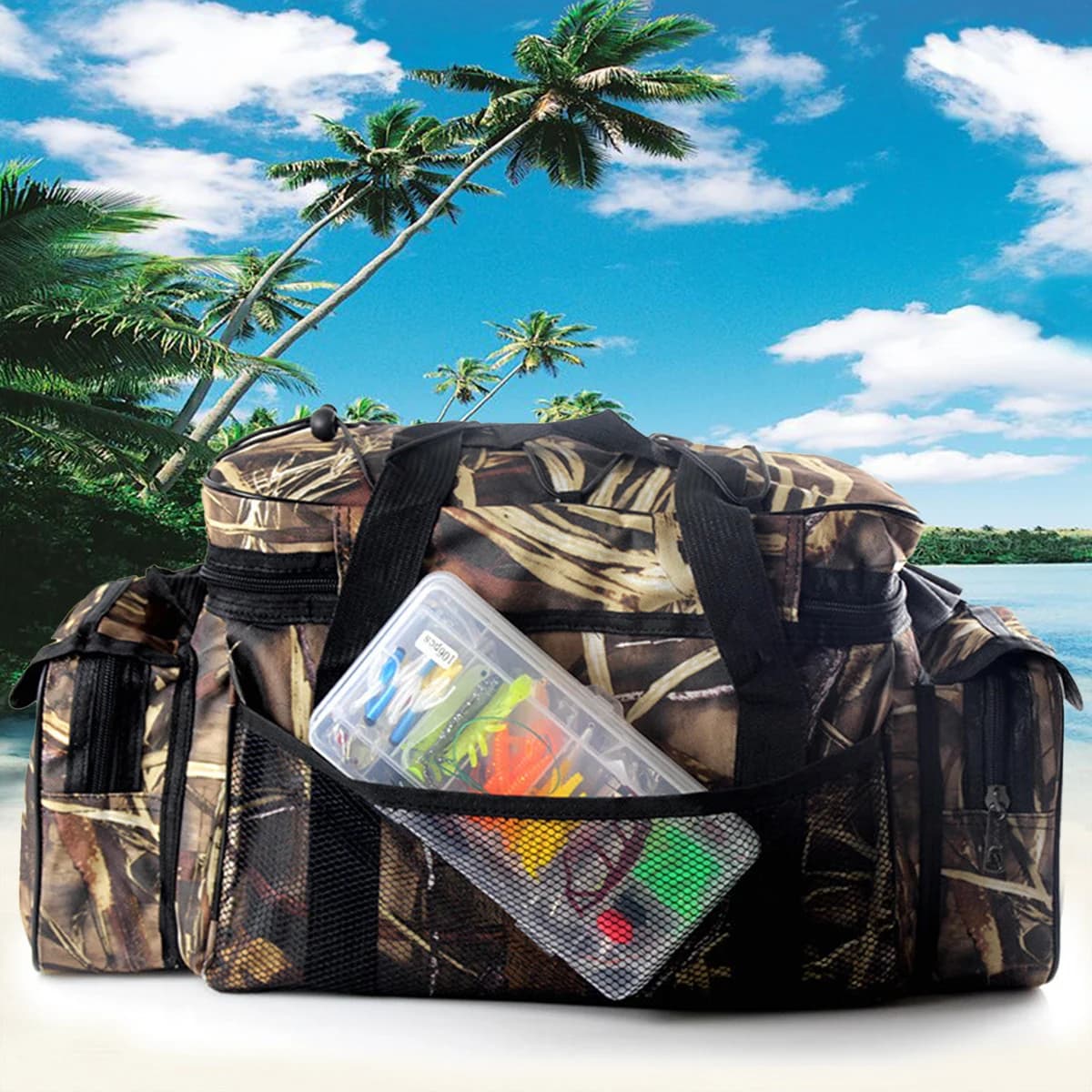 Large-capacity Lure Bag, Single-shoulder Crossbody Fishing Tackle Bag, Outdoor Fishing Bag & Fishing Box