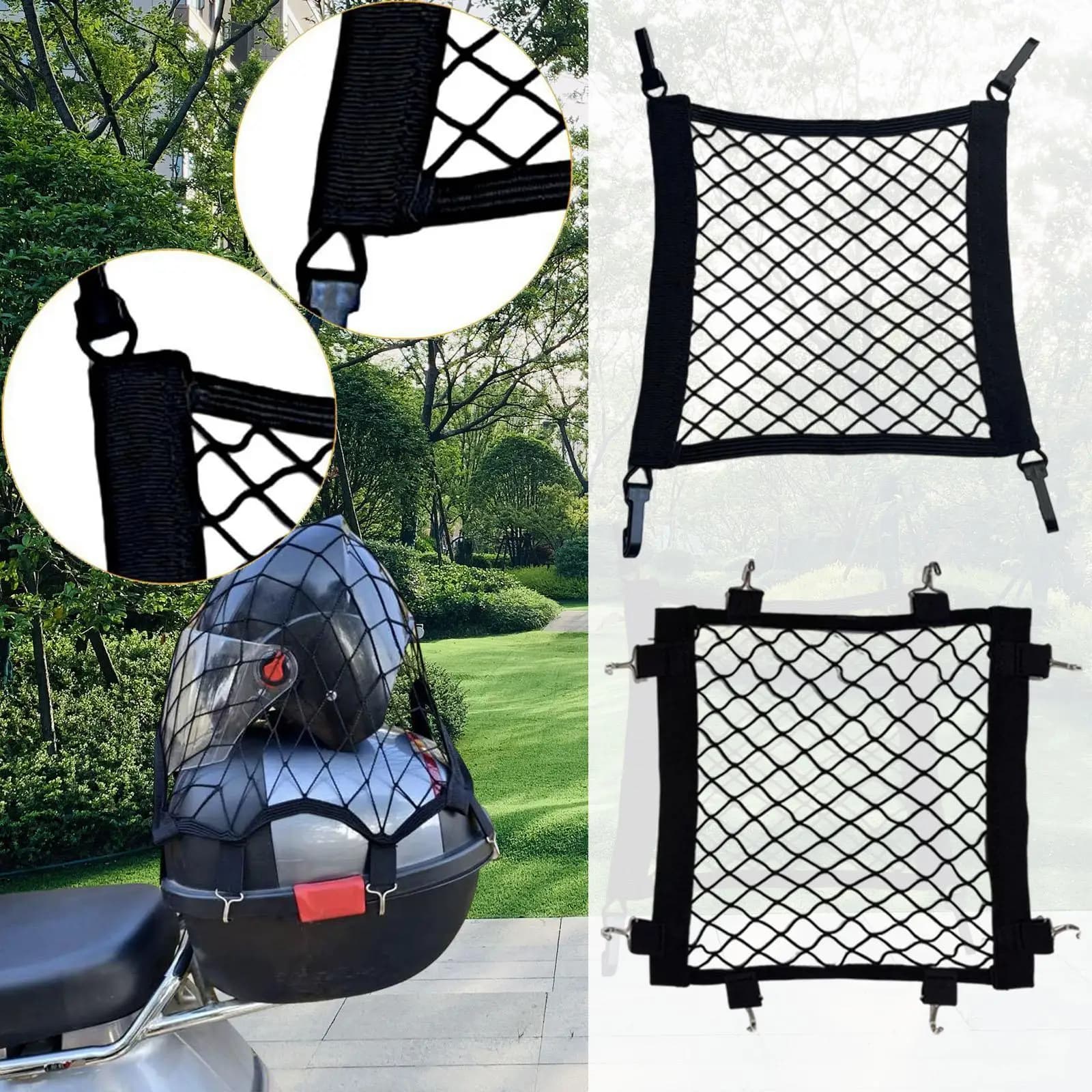 Motorcycle Cargo Network Universal Breathable Helmet for Bike