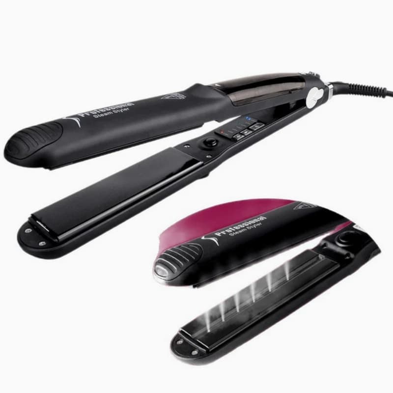 Professional Hair Plate in Ceramic 450 °F Hair Care Tools with Rapid Heating Argan Oil Treatment