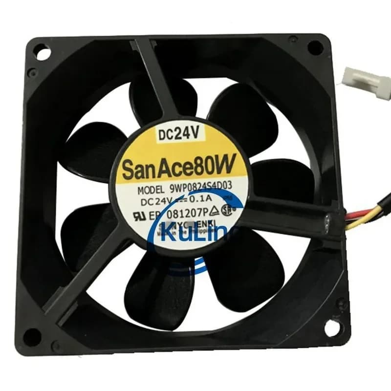 Original Sanyo 9WP0824S4D03 8025 DC24V 0.1A Inverter Waterproof Cooling Fan for Japan
